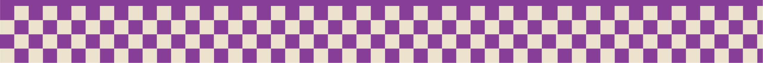Purple and tan checkered pattern.